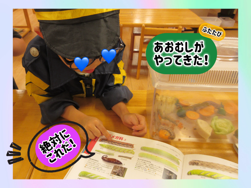 あおむしがやってきた!