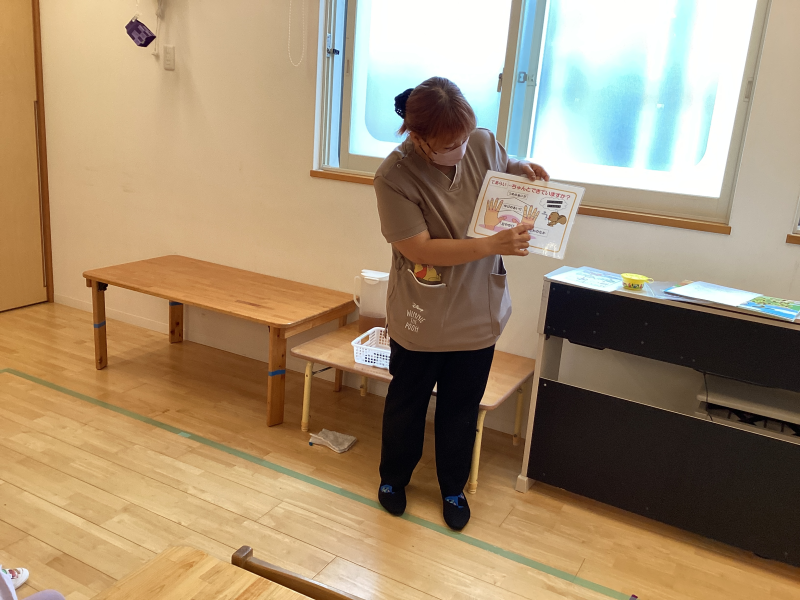 【手洗い遊び☆】