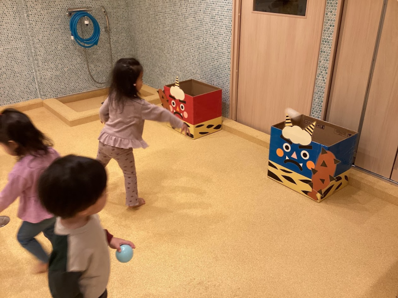 豆まきをしました。